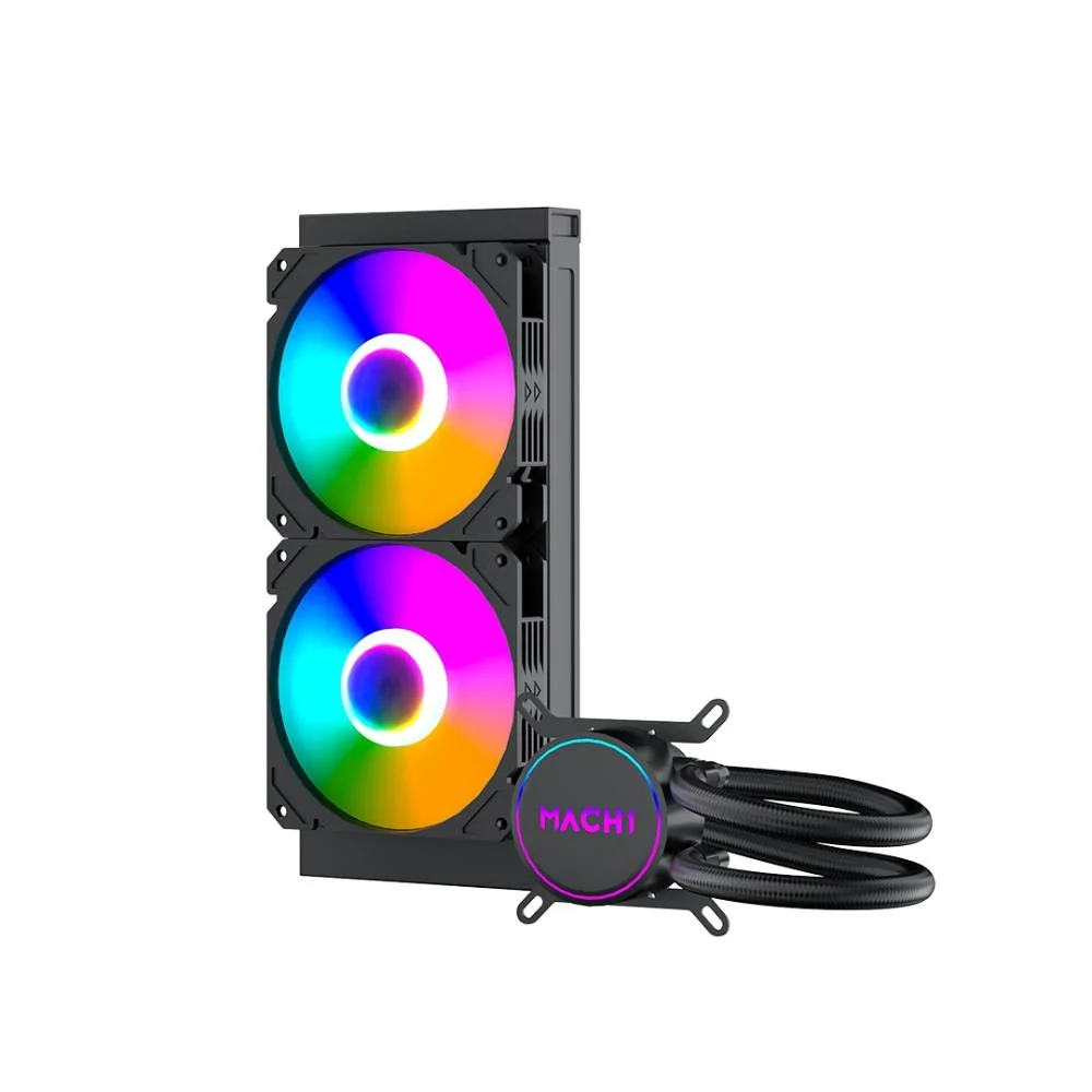 WATER COOLER MACH1 LOGIC RGB 240MM AMD E INTEL PRETO GK240