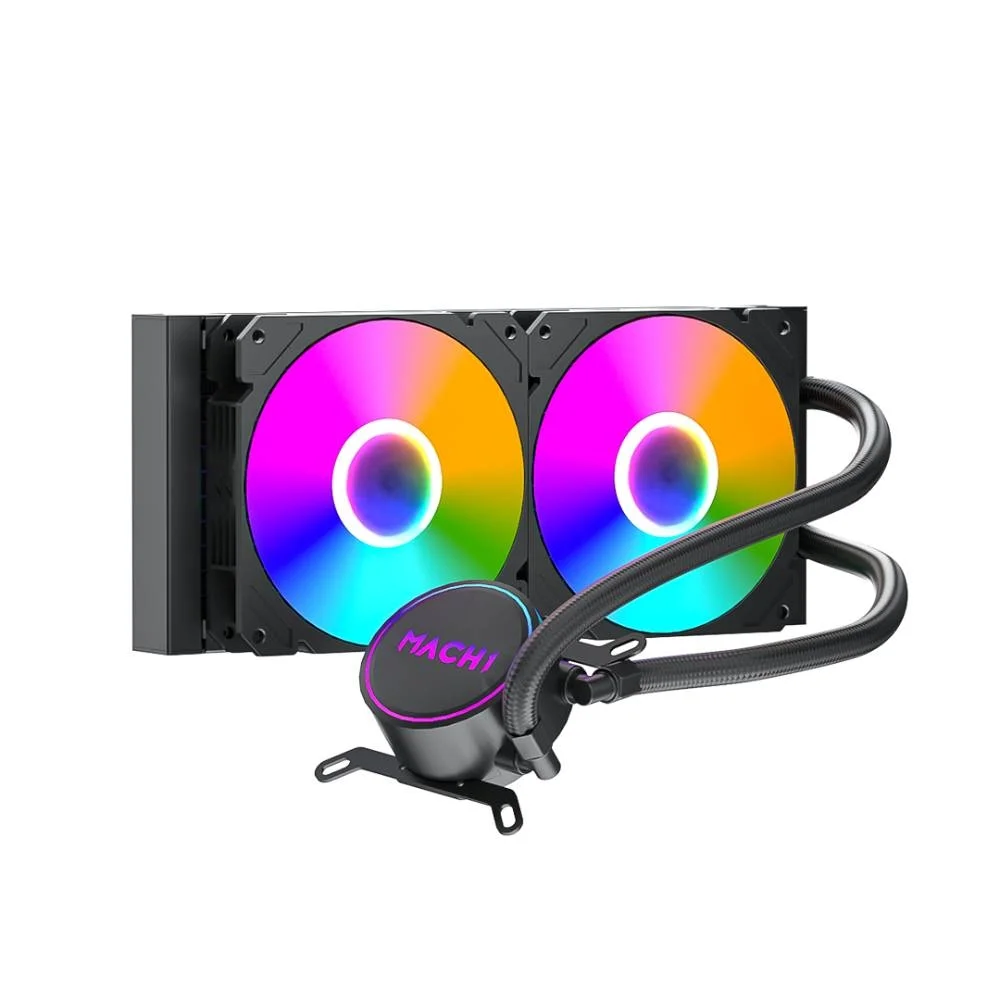 WATER COOLER MACH1 LOGIC RGB 240MM AMD E INTEL PRETO GK240